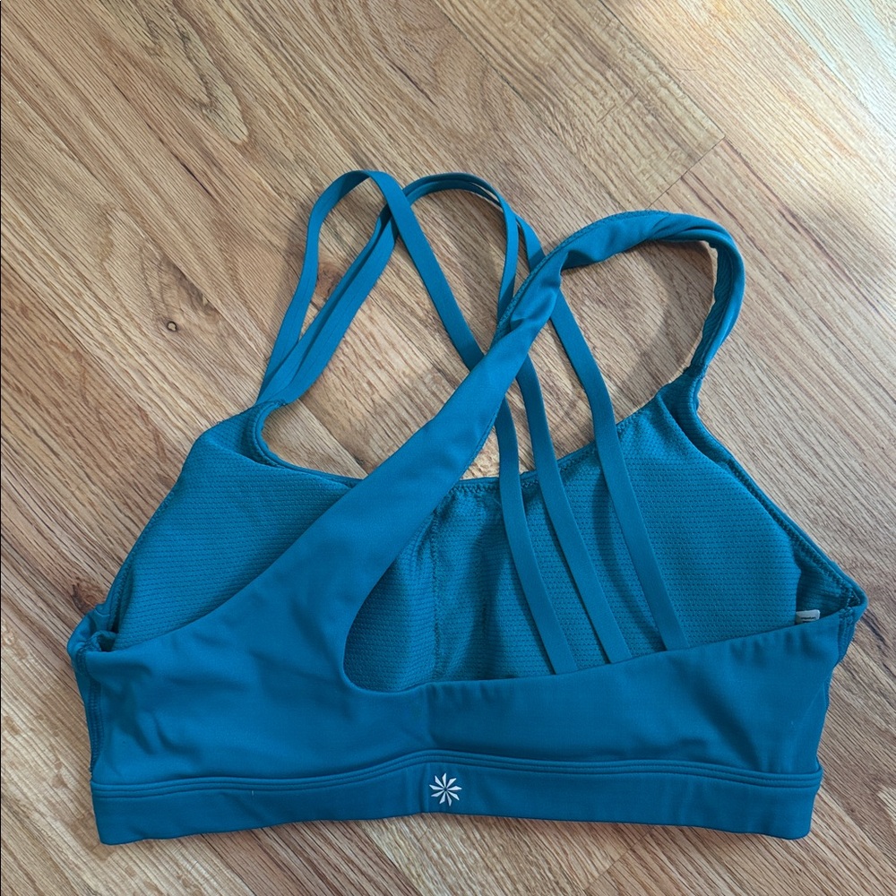 Athleta Green Multi-Strap Sports Bra - Picture 2 of 3